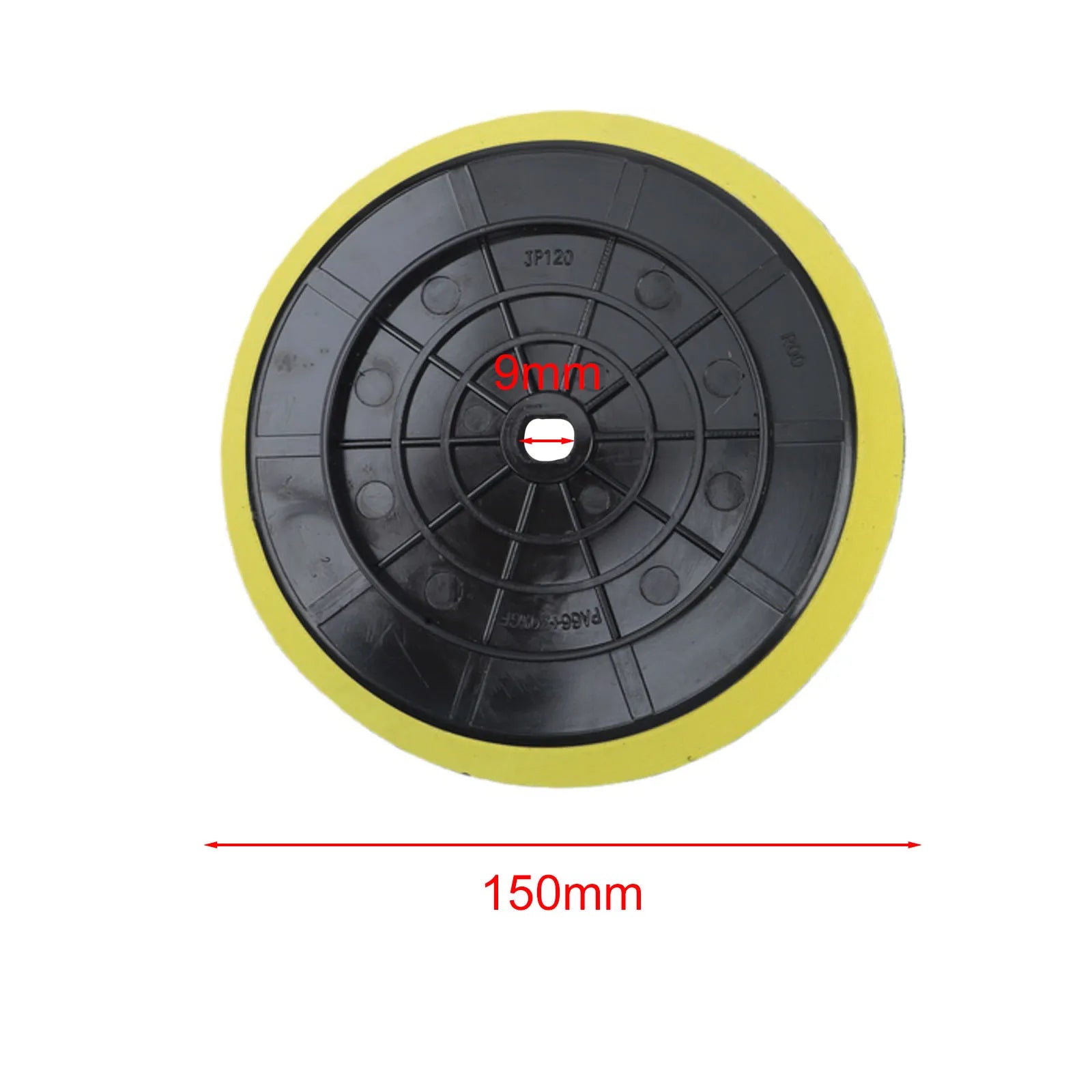 2pcs Backing Pads 6-Inch Buffer Pads Polished Disc Backing Pads For Cordless Buffer Polishing Power Tools Replacement Parts Qme