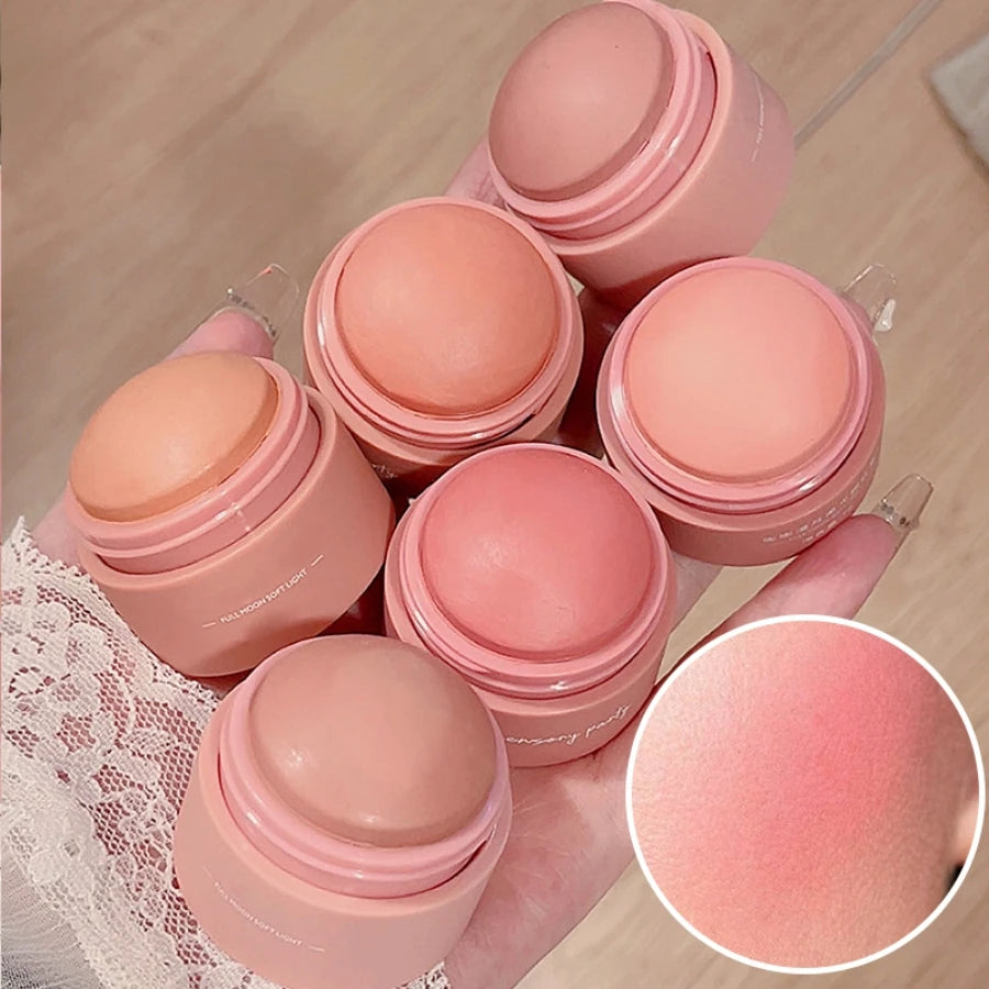 6 Colors Waterproof Blush Cream Long-lasting Multi-use Makeup Women Qme