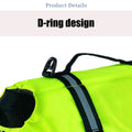 Dog Life Jacket Visibility Vest Boating Swimsuit Handles All Breeds Qme China Mainland M