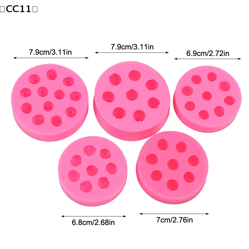 Silicone Fruit Molds Cake Decorating 3D Chocolate Fondant Decorative Qme