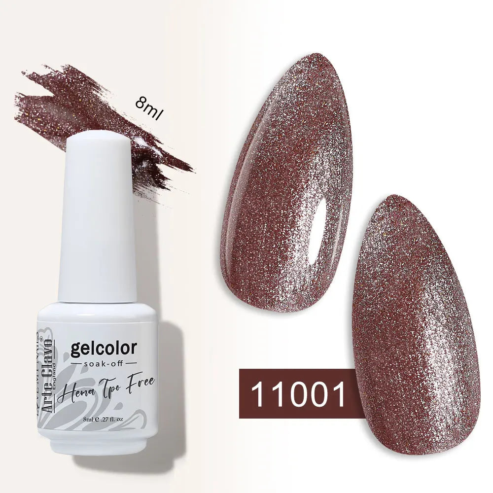 Arte Clavo Semi-permanent Gel Nail Varnish 180 Colors Semipermanent