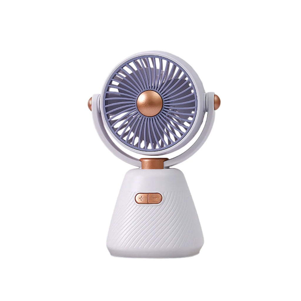 USB Rechargeable Portable Quiet Table Fan for Classroom Office Use Rechargeable Portable Mini Summer Outdoor Essential Qme Purple One Size