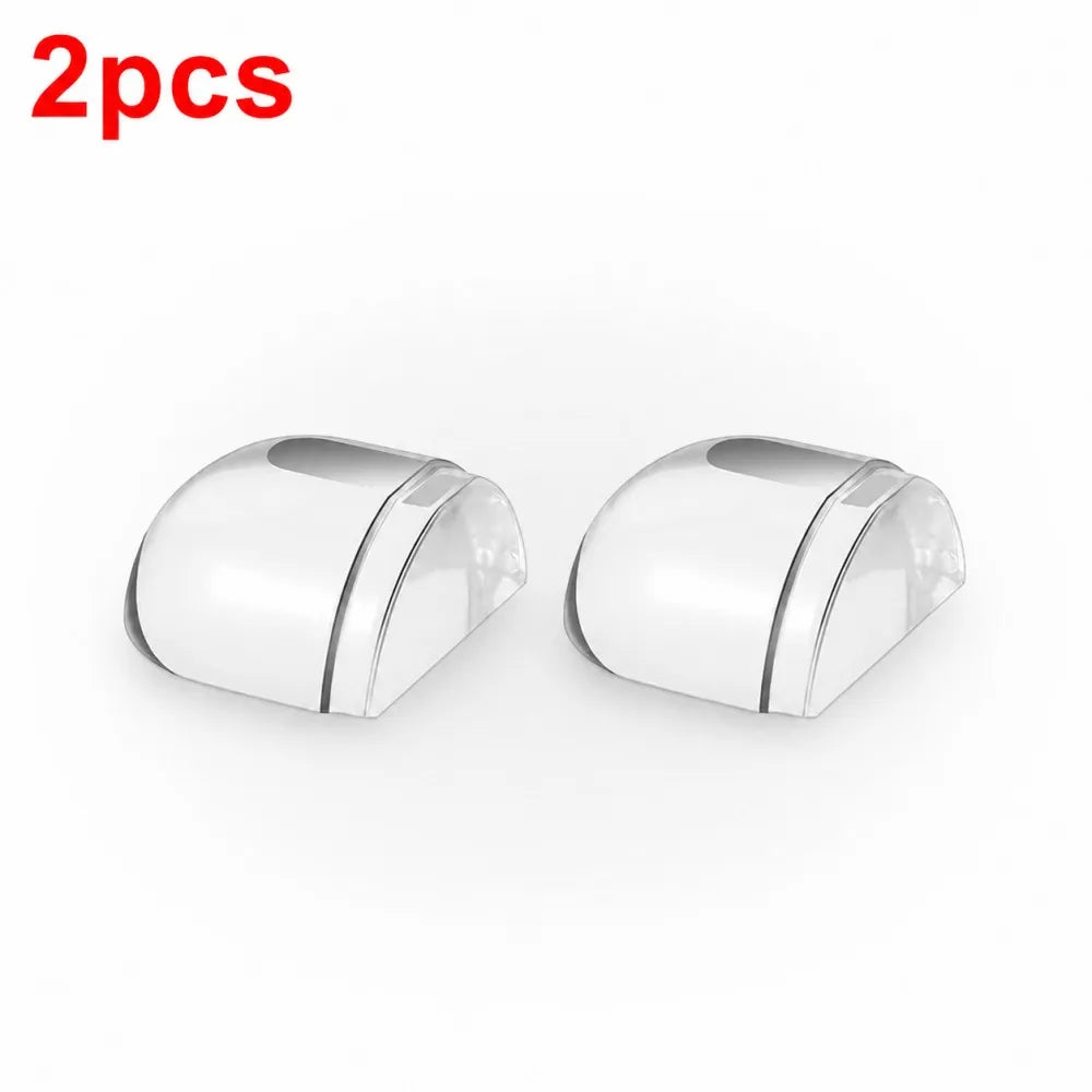 Transparent Silicone Doorstop for Door Self Adhesive Wall Protector Rubber Bumper Pad For Door Handle Cabinet Corner Furniture Qme 2pcs
