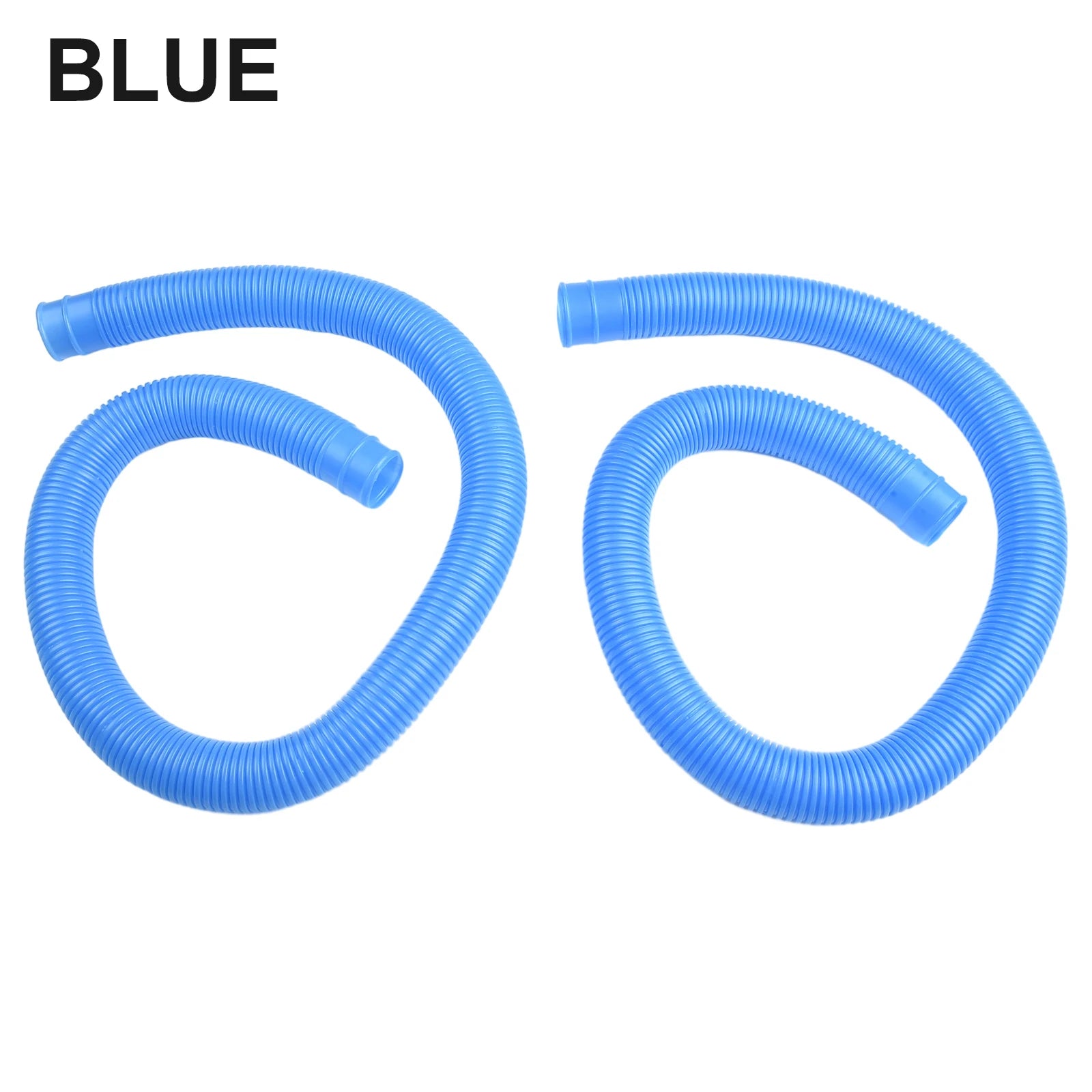 2 X 32mm Pool Hose For Intex 1-1/4Inch Accessory Hose Above Ground Pool Pump Replacement Hot Tubs Flexible Hose Qme blue