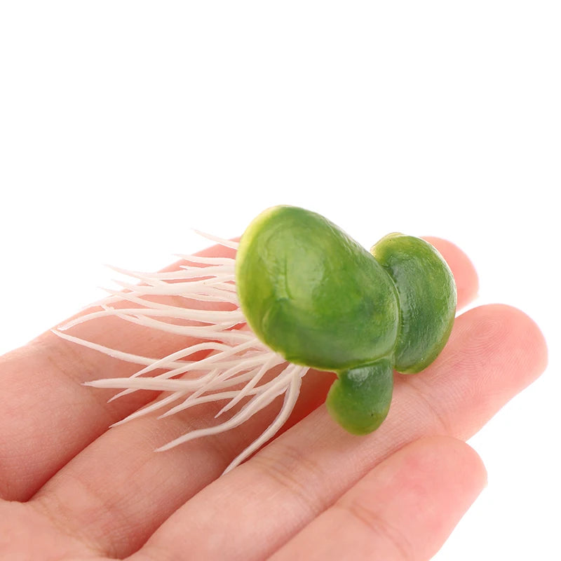 Water Floating Duckwees Float Root Plastic Artificial Duckweeds Qme