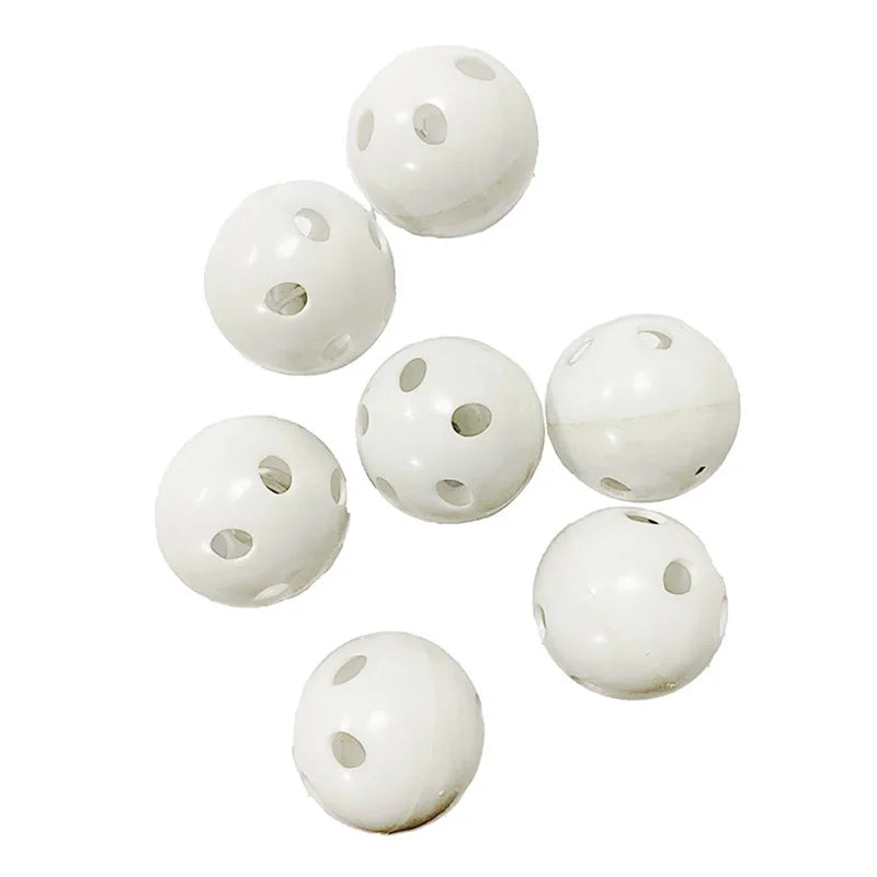 Plastic Rattle Bell Balls Squeaker Baby Toys DIY Beads Noise Maker Qme