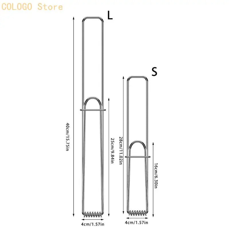 Professional Grades Stainless Steel Barbecue Tongs Perfect Outdoor Qme