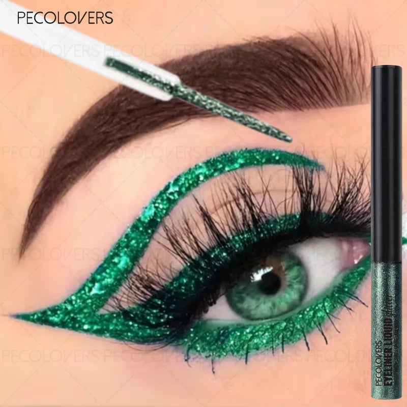 Dip-on Eyeliner Fine Shimmer Multi-color Options Suitable Various Qme