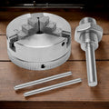 3 Jaw Lathe Chucks 3 Jaw Lathe Chucks for Woodturning Self-Centering Precision Collet Drill Accessories for Industrial Workshop Qme Default Title