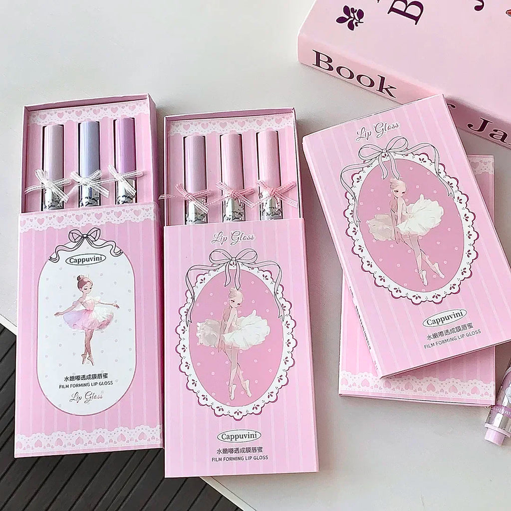 Halo-dyeing Tinted Lip Gloss Crystal Jelly Moisturizing Waterproof Mirror Water Glass Lip Gloss Transparent Color Cosmetics Gift Qme
