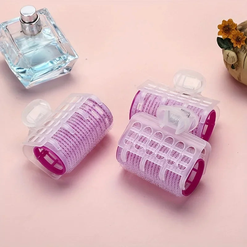 Hair Rollers Bang Roll Curler Plastic Self-adhesive Hair Curling Hairdressing Air Bangs Curls Rollers Styling Hair Tools Qme