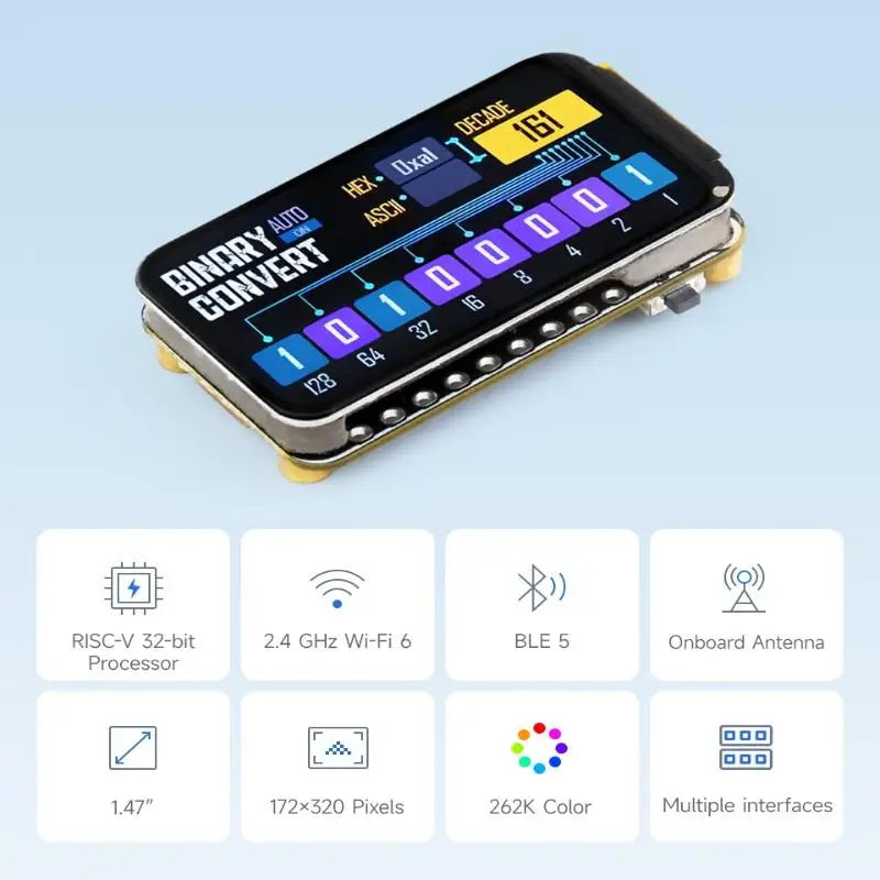 Waveshare ESP32-C6 Touch LCD Touchscreen Display Development Board Qme