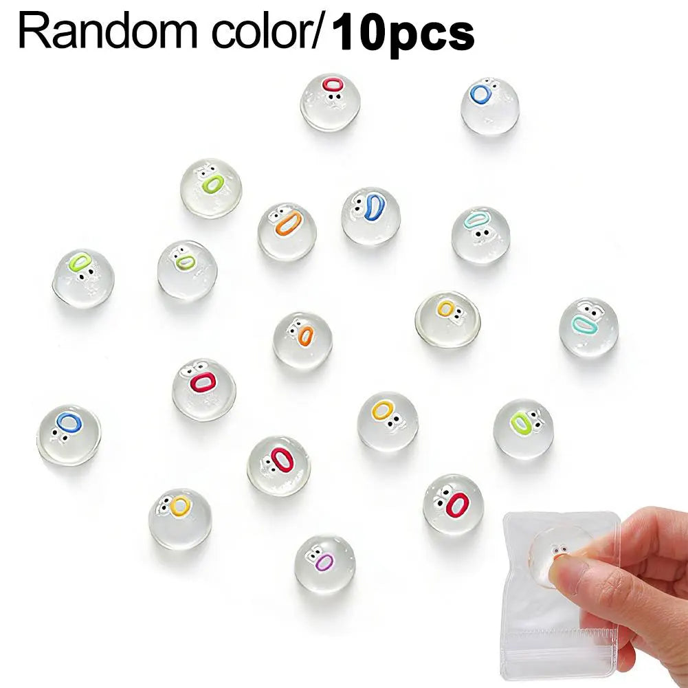 Mini Squishies Expression Squeeze Fidget Toys Emotion Poppers Sensory Qme 10pc
