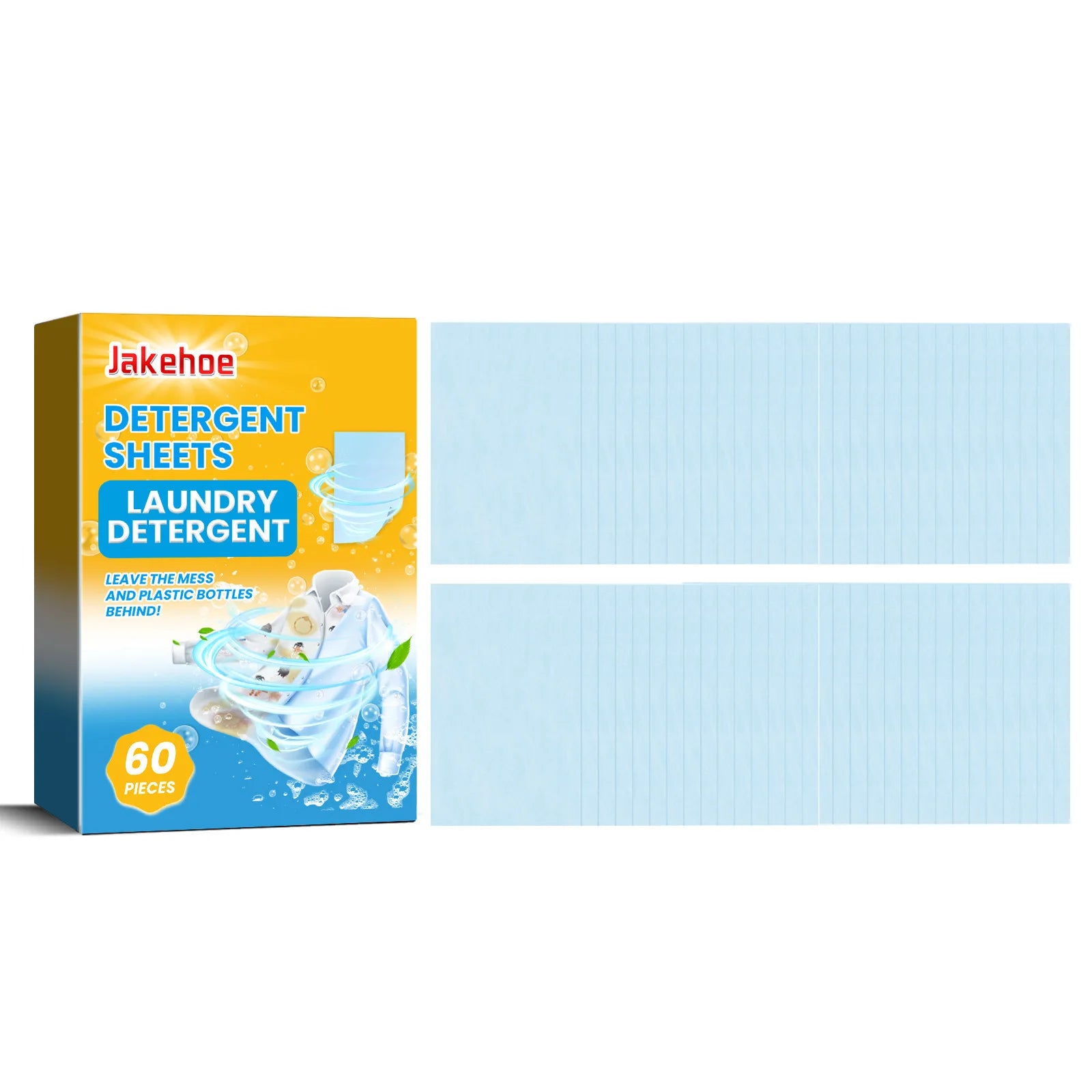 Laundry Detergent Soft Clothes Dirt Heavy Stain Clean Removal Freshing Concentrated Washing Powder Dissolvable Laundry Tablets Qme 60pcs Boxed