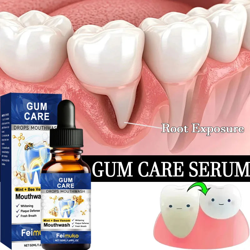 Damaged Gum Repair Care Toothpaste Relieve Sore Gums Allergy Deep Cleaning Teeth Stains Tartar Serum Dental Caries Toothpaste Qme
