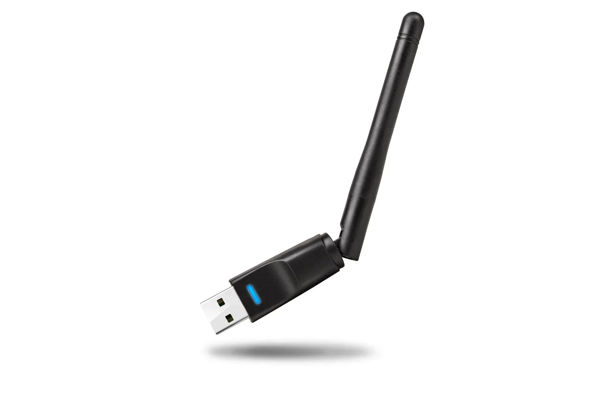 2pcs WiFi Wireless Network Card USB 2.0 150M 802.11 B/g/n LAN Adapter with Rotatable Antenna for Laptop PC Mini Wi-fi Dongle Qme