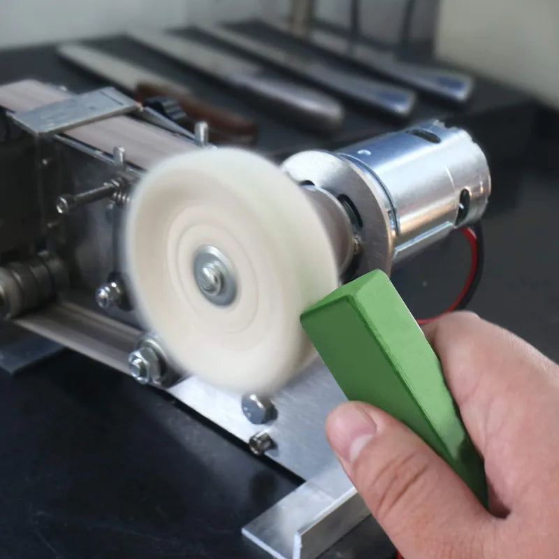 Premium Green Polishing Wax - Abrasive Compound for Metal Finishing, Stainless Steel & Copper Buffing Qme