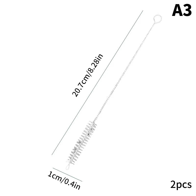 2pcs Detachable Filter Straw Stainless Steel Straw Spoon Tea Filter Yerba Mate Straw Reusable Drinking Tools Bar Accessories. Qme A3 2pcs