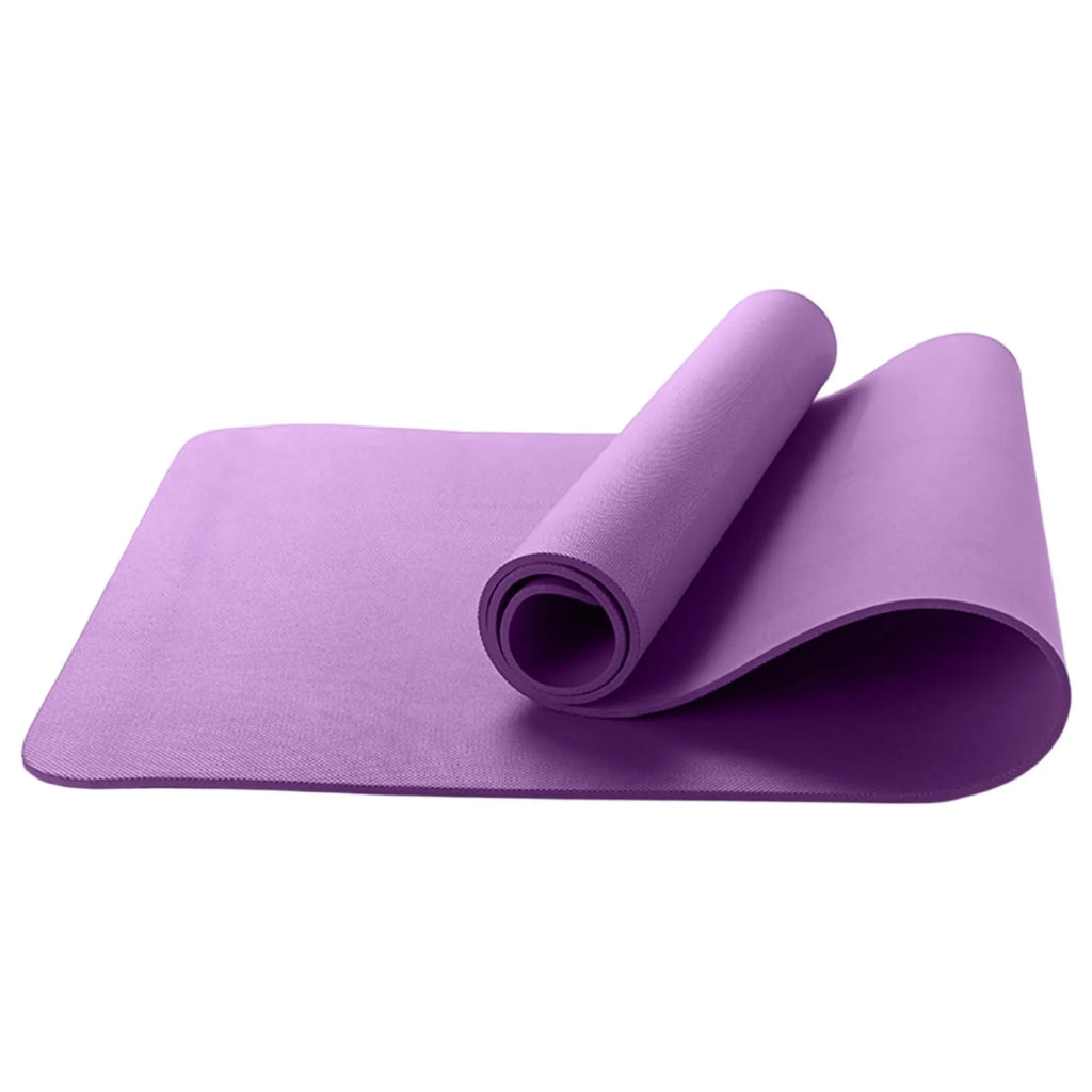 1PC Fitness Equipment Rubber Home Sports Mat Anti-slip Sport Pad Exercise Yoga and Pilates Gymnastics Mat Home Multiuse Pad Qme