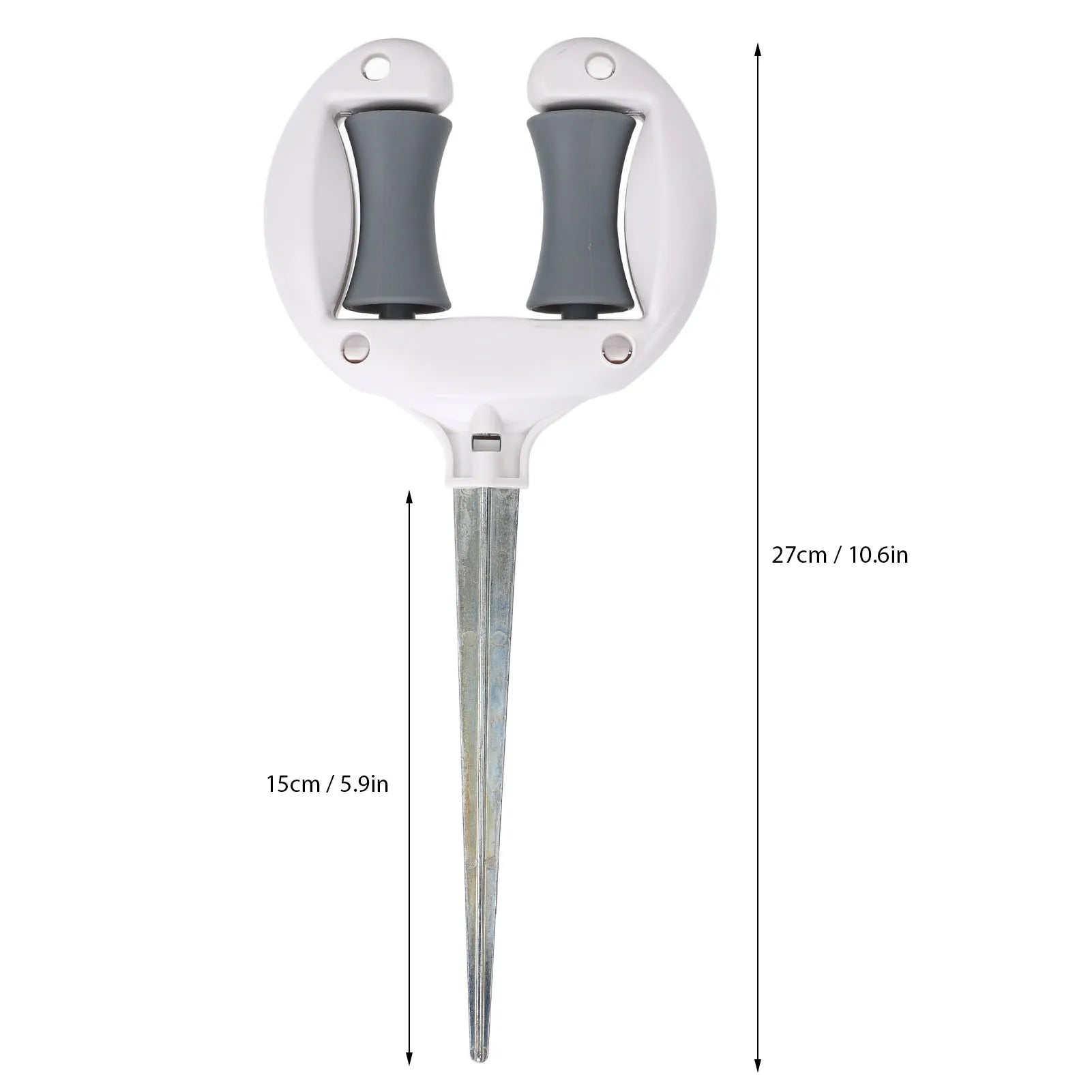 3Pcs Garden Hose Guide Spike with Roller Nail Top Water Pipe Positioning Holder Lawn Hose Protector for Garden Irrigation Qme