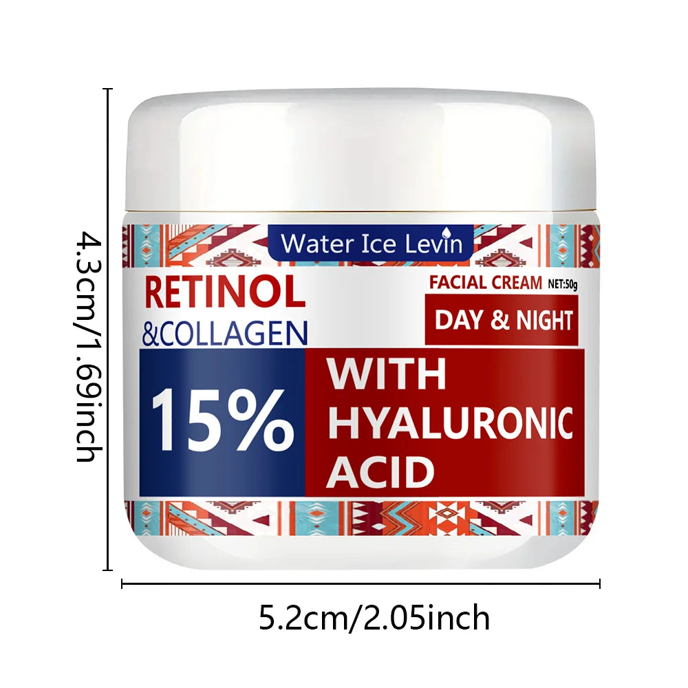 Retinol Lifting Firming Cream Collagen Smooth wrinkles Face Cream For Moisturizer Whitening Brighten Skin Products 50g Qme