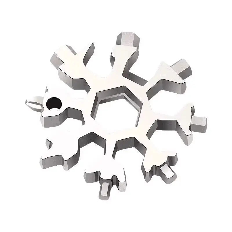 1 Snowflake Multifunctional Tool Stainless Steel Bottle Opener Qme