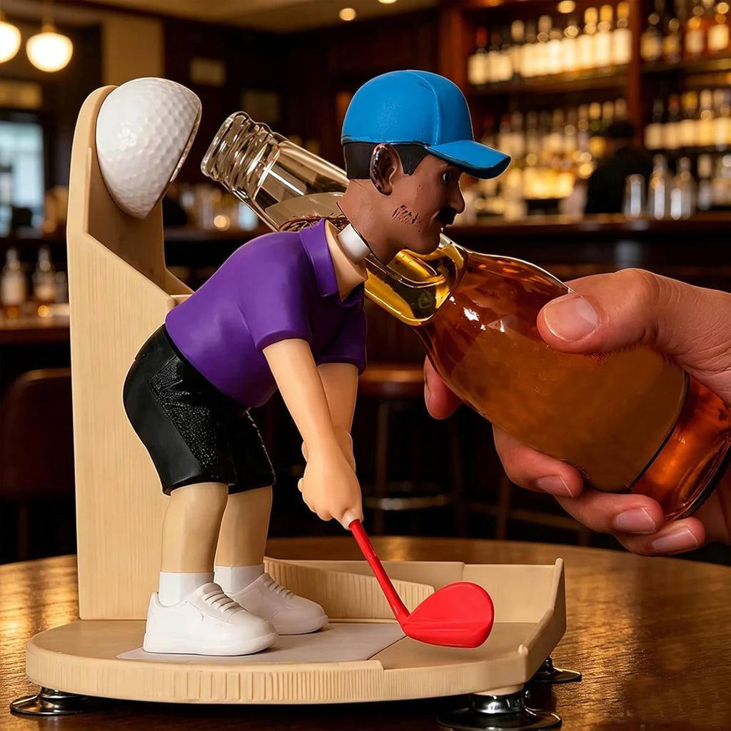 Golfer Figurine Beer Bottle Opener With Caps Collector Slot Bottle Cap Home Bar Decor Golf Lover Gift Kitchen Gadget Qme