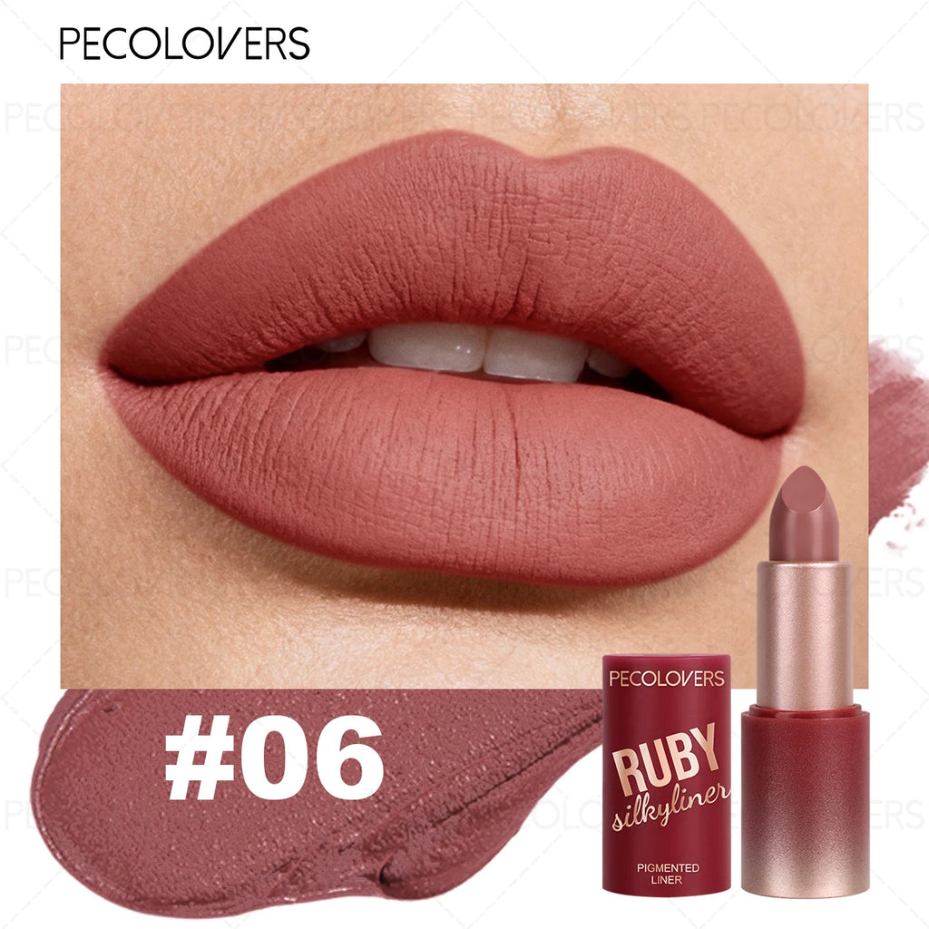 Red Tube Lipstick Rendering Series Waterproof Non-drying Suitable Qme 06