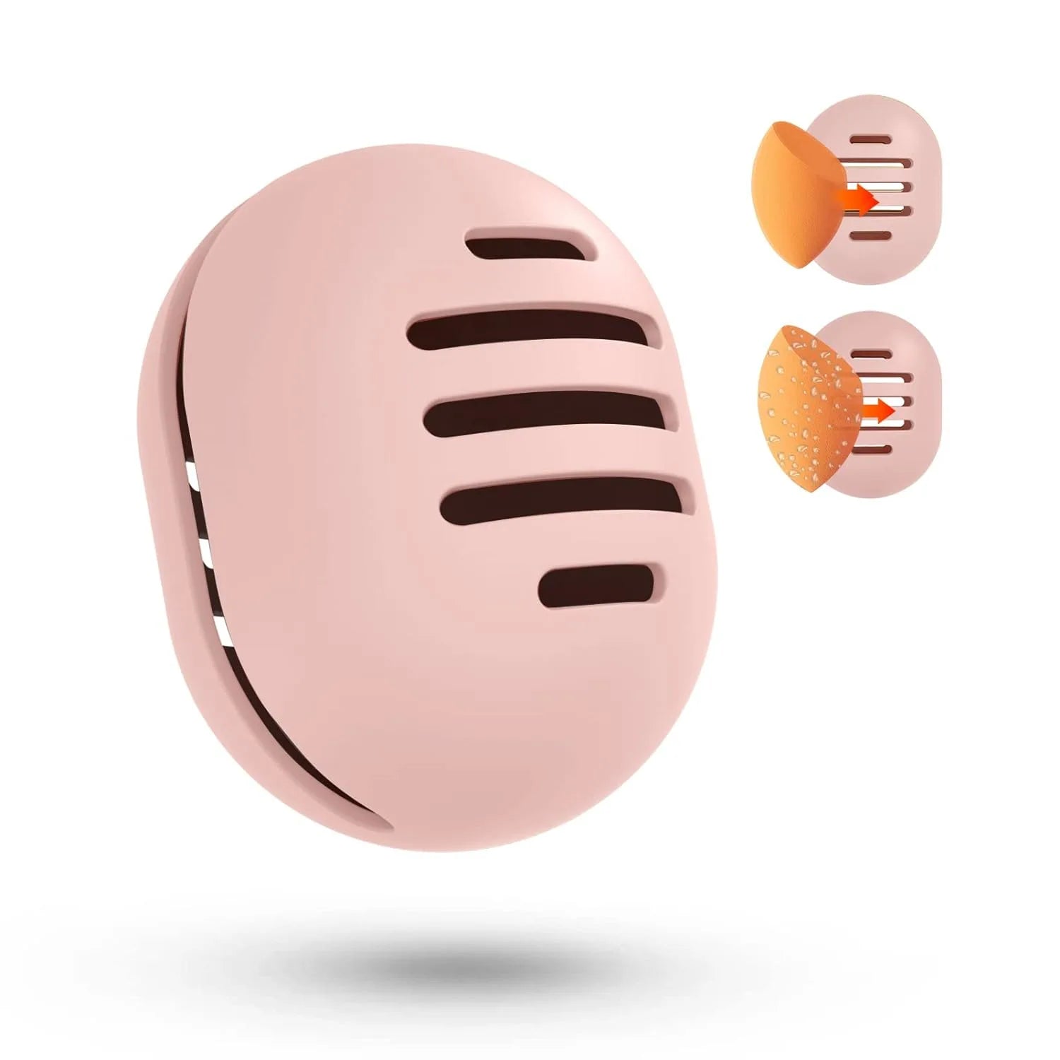 Makeup Sponge Holder Eco-friendly Silicone Multi-hole Beauty Storage Qme