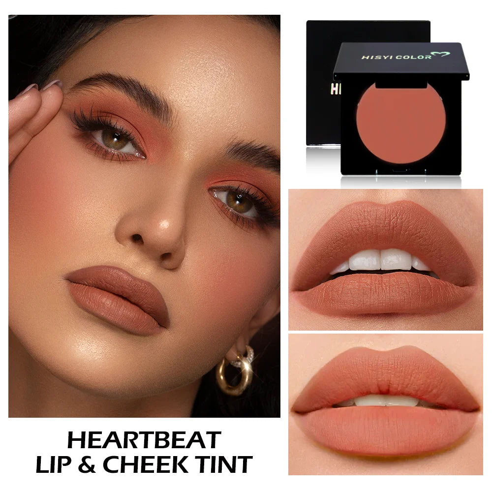 Lip Cheek Matte Mud Tint Multi-look Soft Velvet Finish Easy Blend Qme