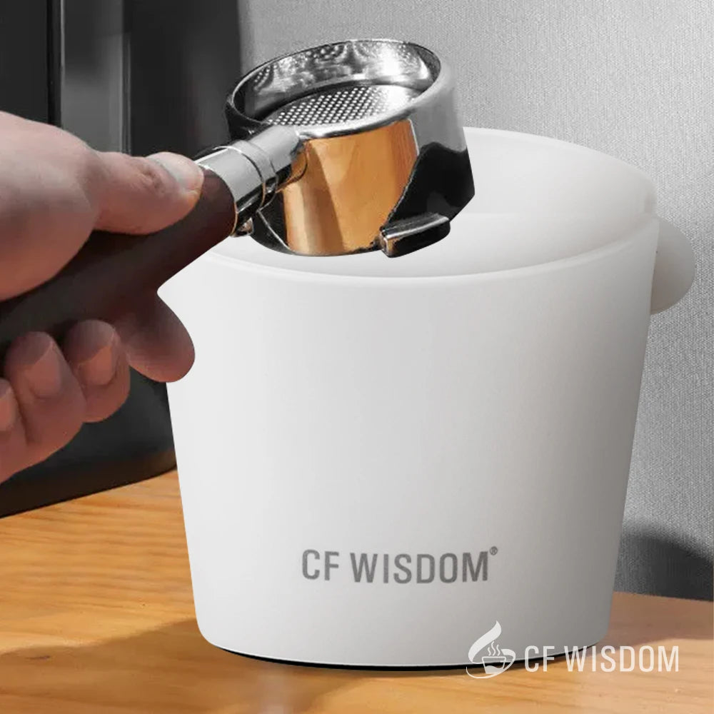 Knock Box Espresso Machines Durable ABS Rubber Coffee Barista Station Qme