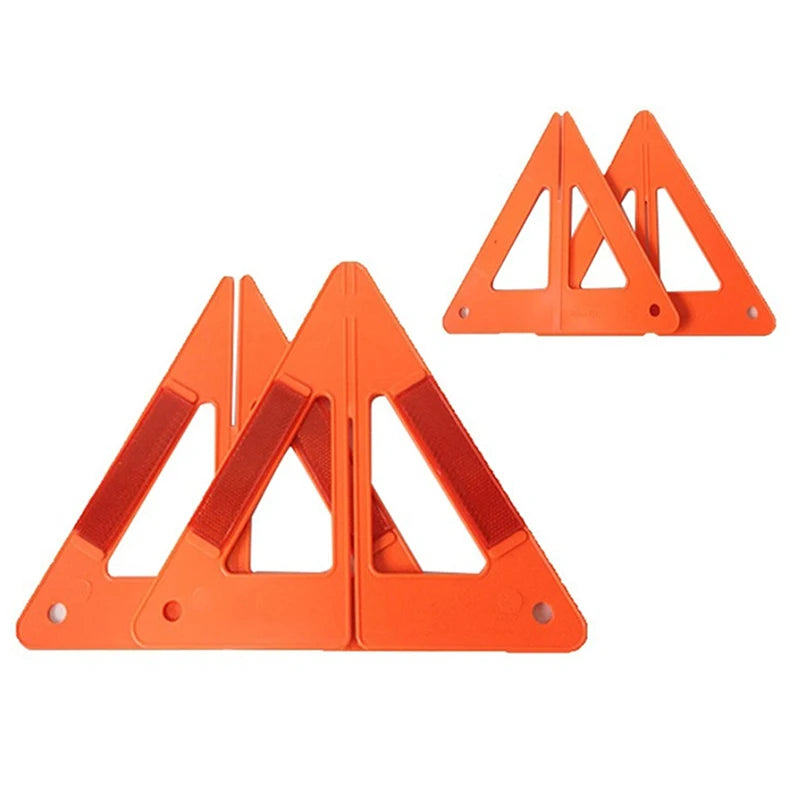 Portable Car Auto Reflective Traffic Warning Sign Triangle Foldable Qme