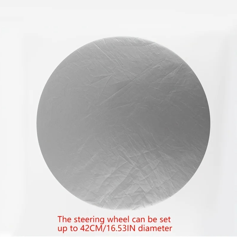 Car Steering Wheel Sun Block Silver Coated Cloth Sun Shade Cover Auto Steering Wheel Sheath Sunscreen Insulation Accessories Qme