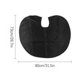 Hair Coloring Cape Professional Short Length Salon Capes Barber Supplies Adjustable Hair Dying Cape Barber Shop Shampoo Cloth Qme Black
