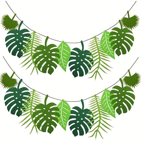 1 Felt Pulling Flower Theme Party Decoration Classroom Plant Leaf Products Pendant Qme