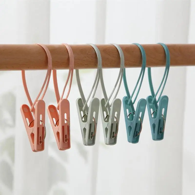 Underwear 12-pack Hook Clip Clothes Hanger Household Clothesline Qme