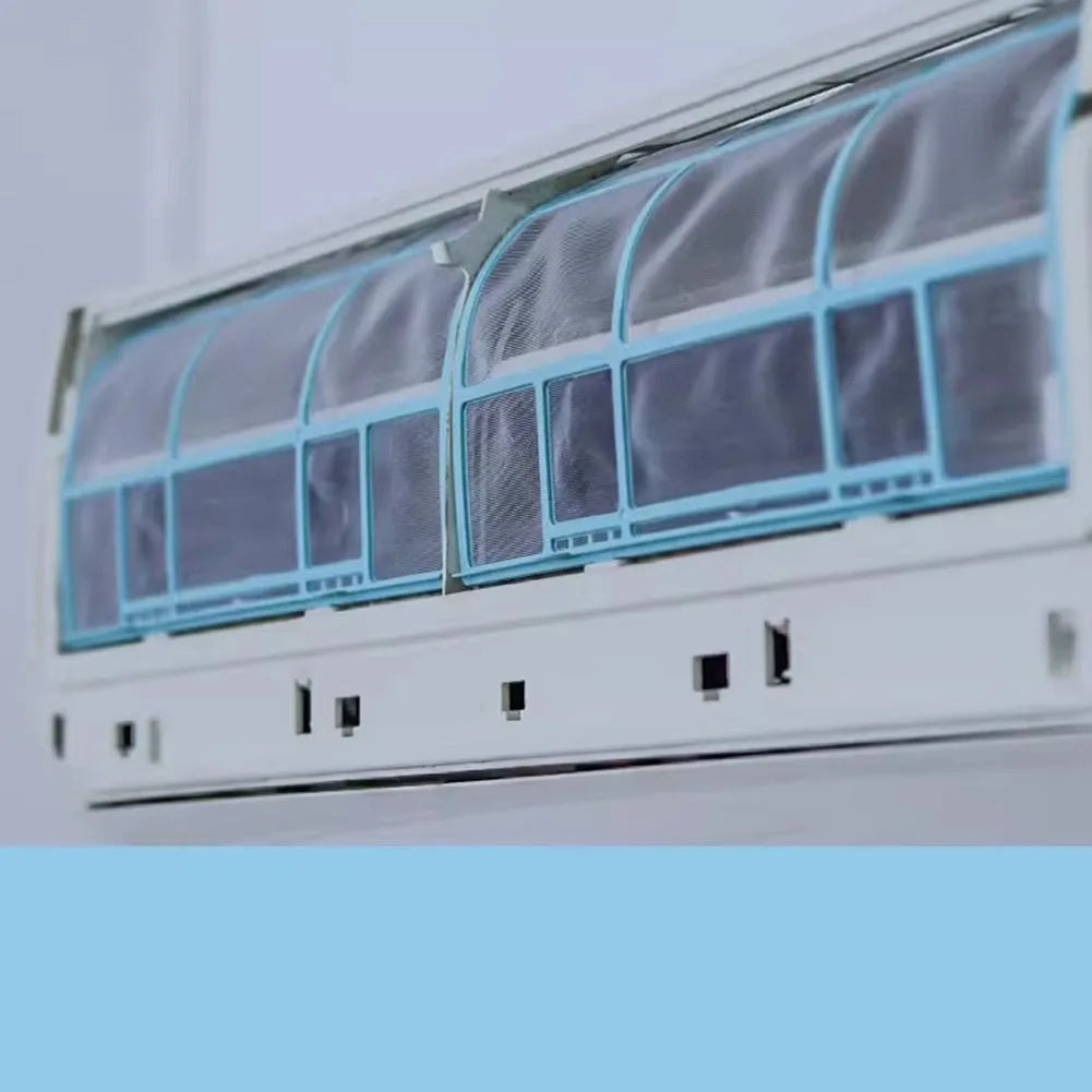 1Pc Indoor Unit Hanging AC Dust Filter Screen Air Conditioner Outlet Protection Mesh Cover Easy Install Accessory Qme