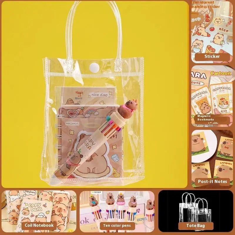 Pen Stickers Notebook Plush Pendants Handbag Final Prizes Stationery Qme A4