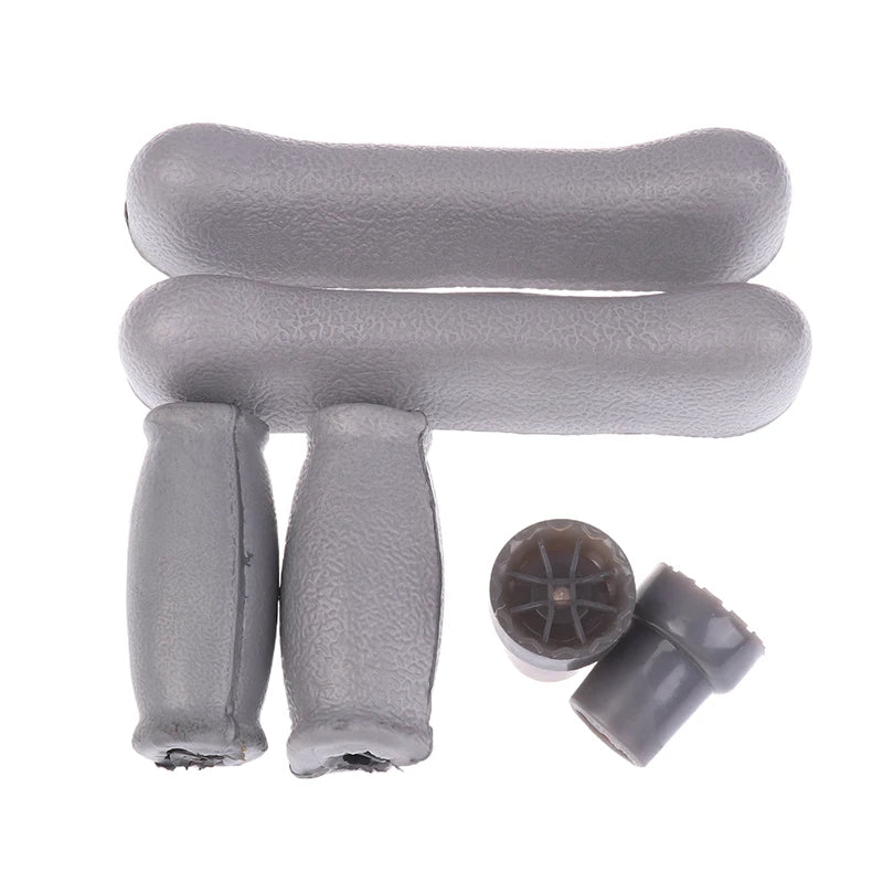 Axillary Crutch Accessories Pads Replacement Antislip Rubber Underarm Qme Gray