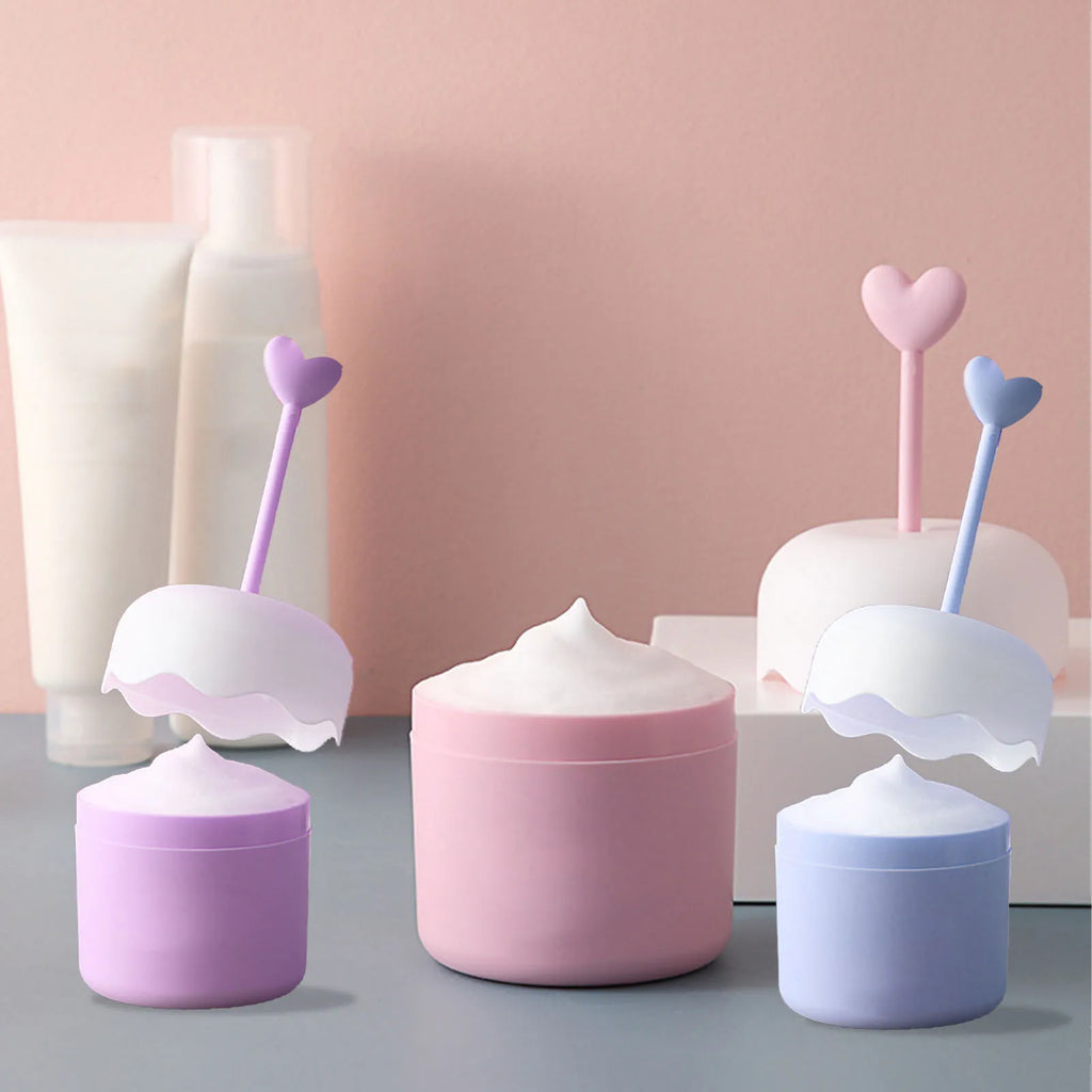Bubble Foamer Device Facial Cleanser Foam Maker Cup Portable Press Lovely Cleanser Bubble Foaming Device Cleanser Foam Maker Cup Qme
