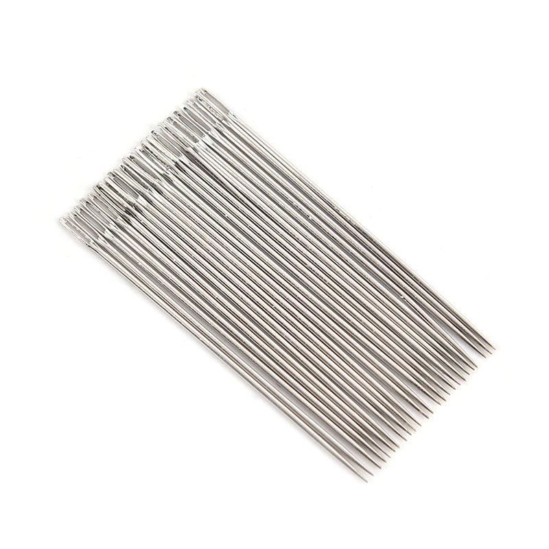 Hardness Stainless Steel Sewing Needle Cross Clothes Needles Qme 25pcs