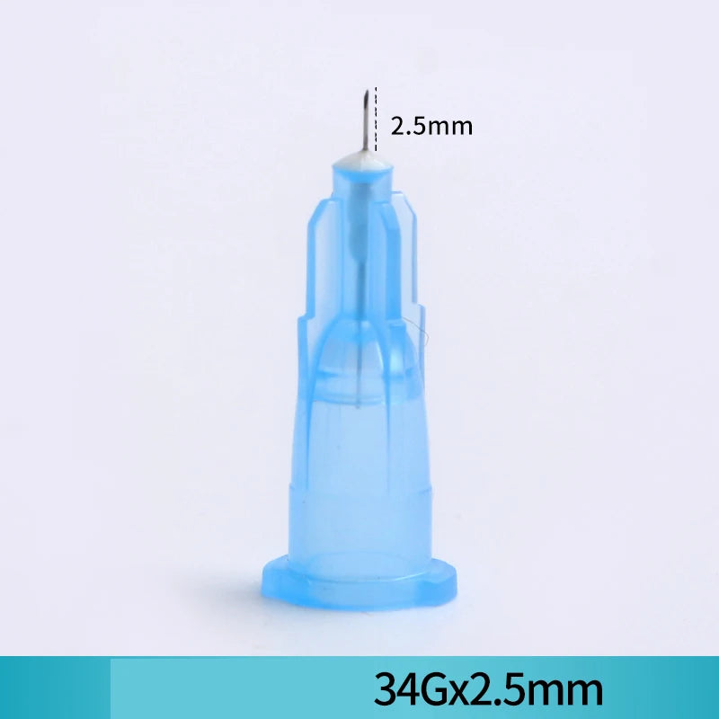 Box Tattoo Needle Transparent Syringe Injection Painless Small Teeth Qme h