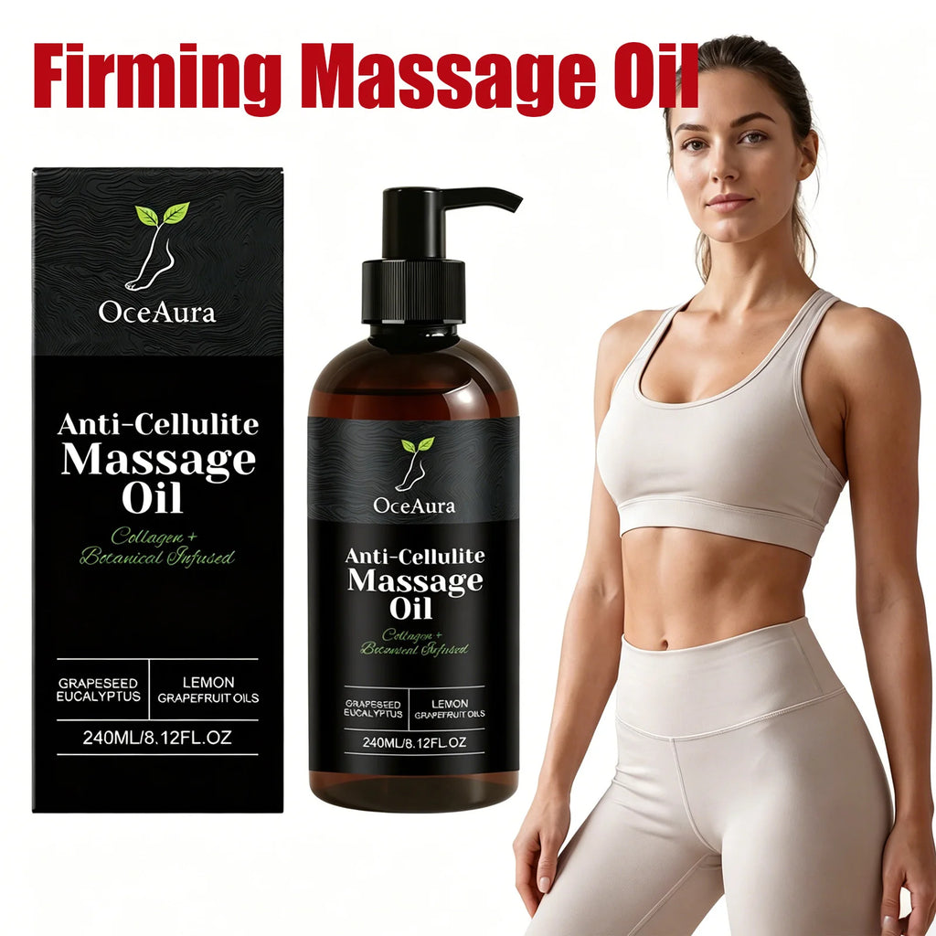 Collagen Firming Massage Oil Thigh Firming Nourishing Dry Skin Glowing Soothing Smoothing Tightening Body Oil for Daily Use Qme