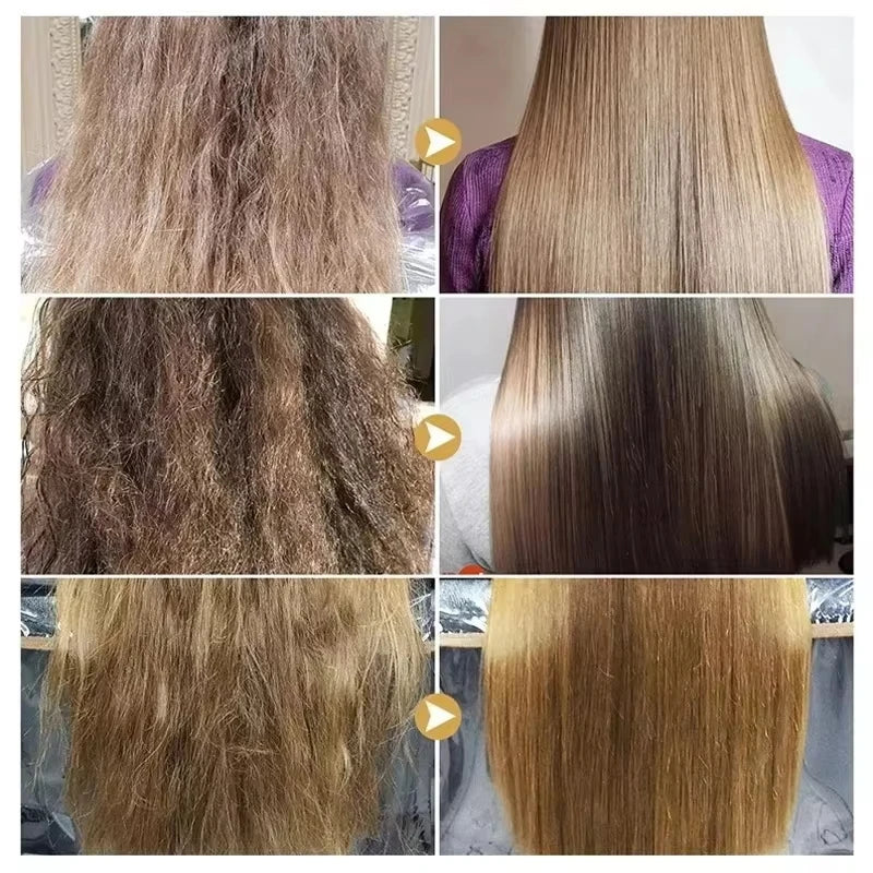 5 Seconds Magical Keratin Hair Mask Repair Damage Frizzy Soft Smooth Shiny Hair Deep Moisturizing Treatment Hair Root Scalp Care Qme