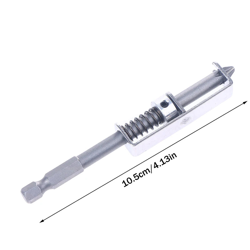 Spring-Loaded Screw Holder Bit Wear Resist Anti-Drop Screwdriver Bit Universal Screw Retaining Tool For Electricians Mechanics Qme
