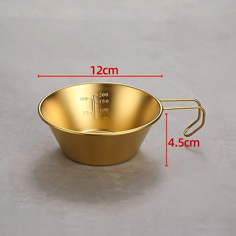 10 12 Sierra Cup Outdoor Stainless Steel Coffee Picnic Tableware Qme 4