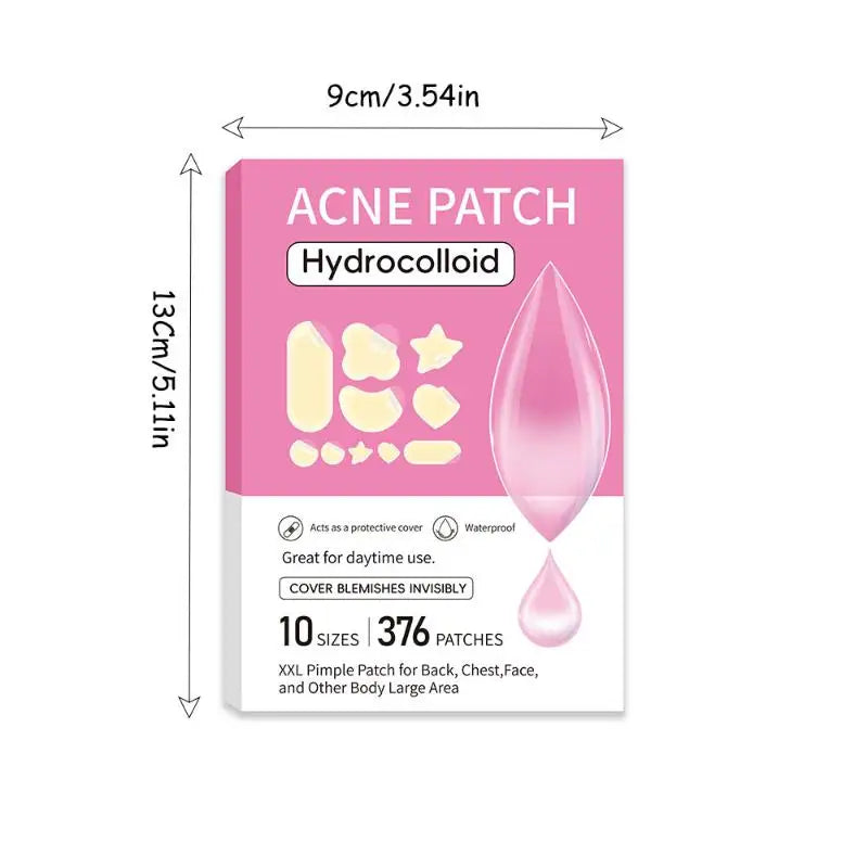 Hydrocolloid Acne Patches Multi-shape Invisible Bulk-pack Facial Body Qme