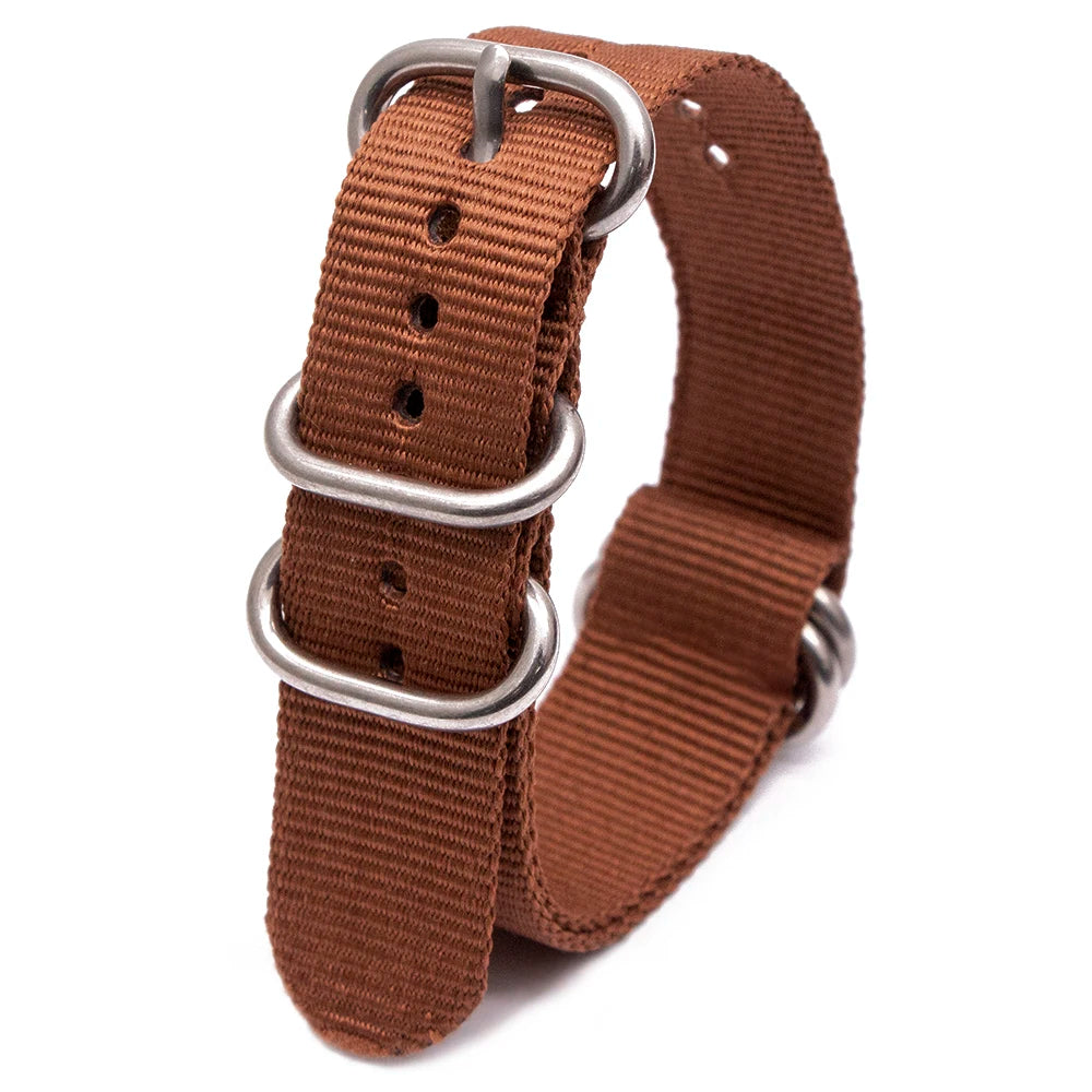Durable Nylon Watch Strap Army Sport Band 18 20 22 41 Colors