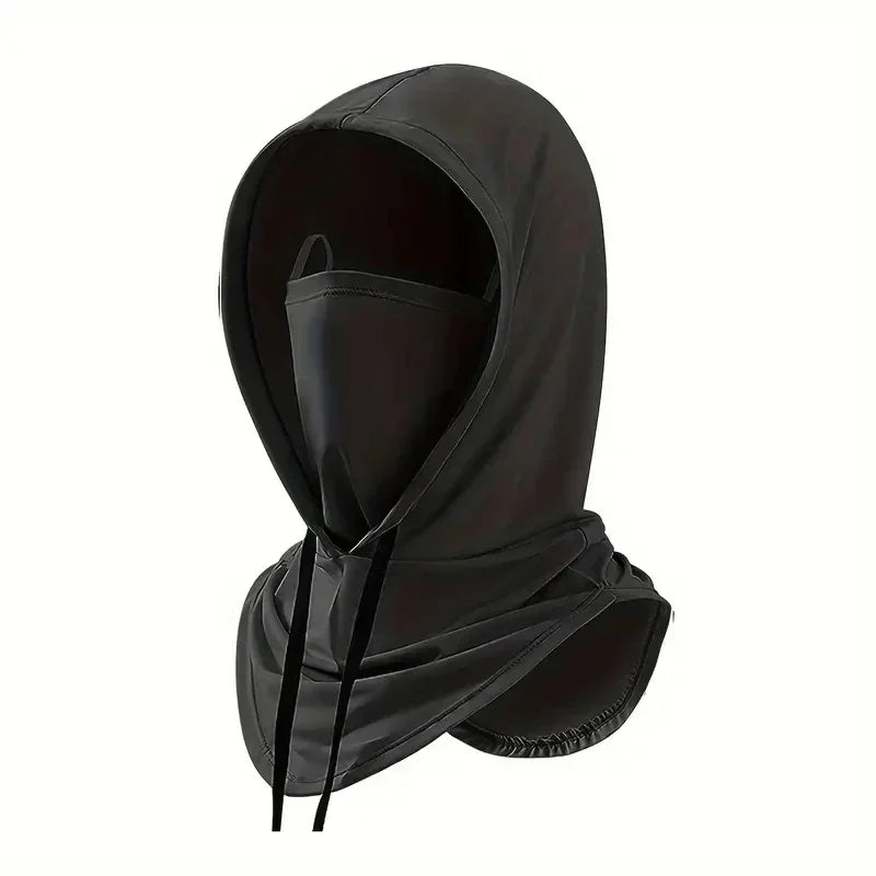 1PC Summer 360 Degree Lightweight Cooling Hood Sun Protection Shroud Mask for Outdoor Activities Fishing Surfing Cycling Hiking Qme Black