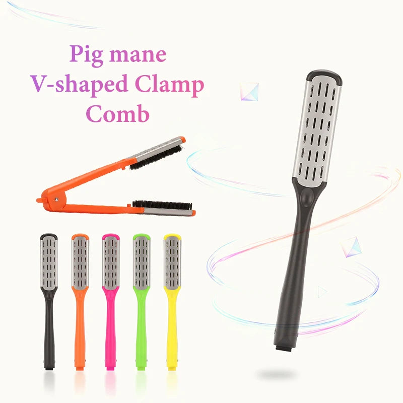 V Shape Comb Clamp Not Hurt Styling Tools DIY Hairdressing Qme